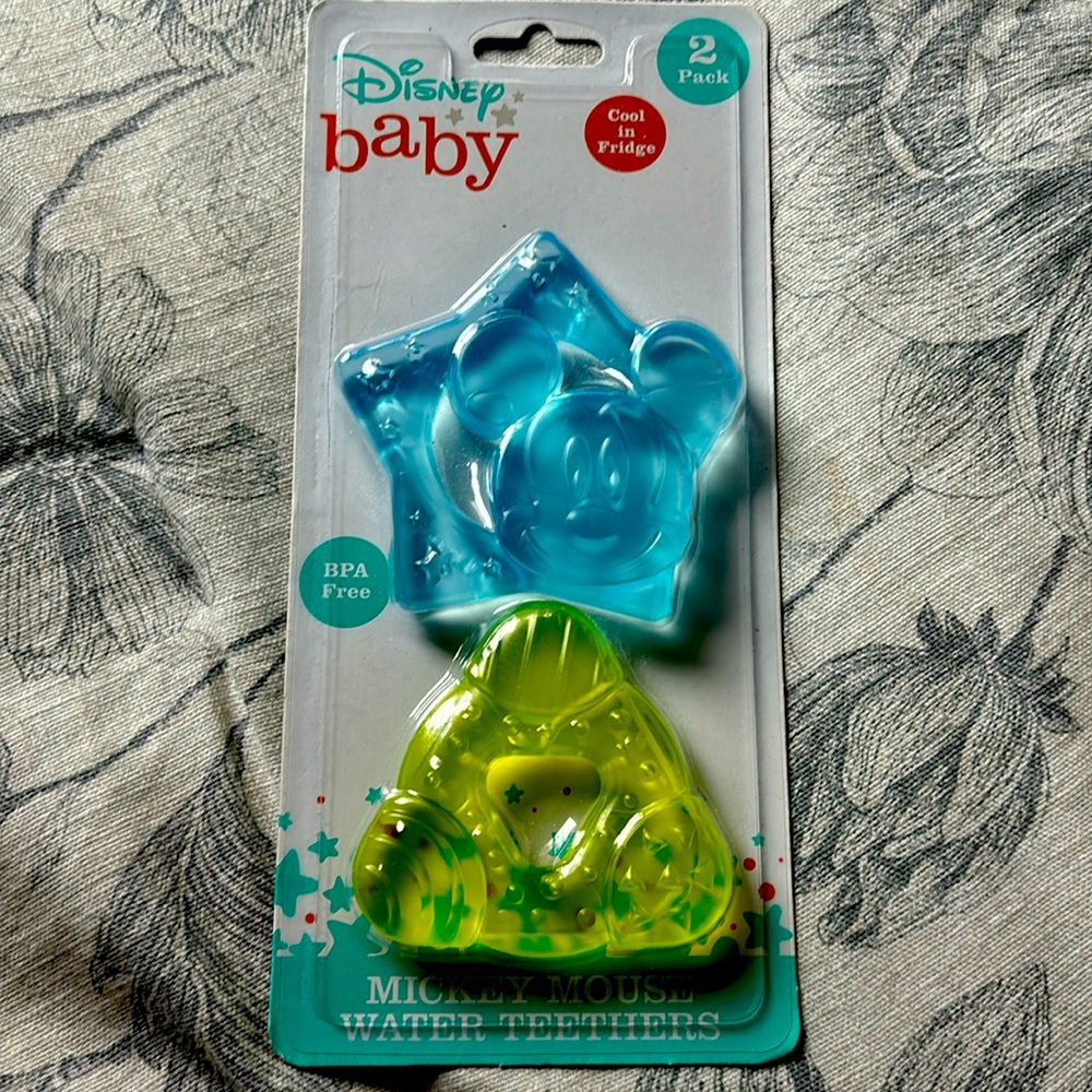 Disney Baby Mickey Mouse Water Teethers Brand New
